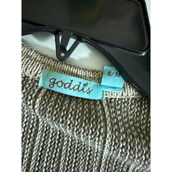 Goddis Ribbed Open Front Cardigan Sweater Size S/M - Picture 4 of 4
